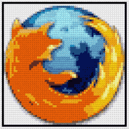 Схема вышивки "Mozilla Firefox"